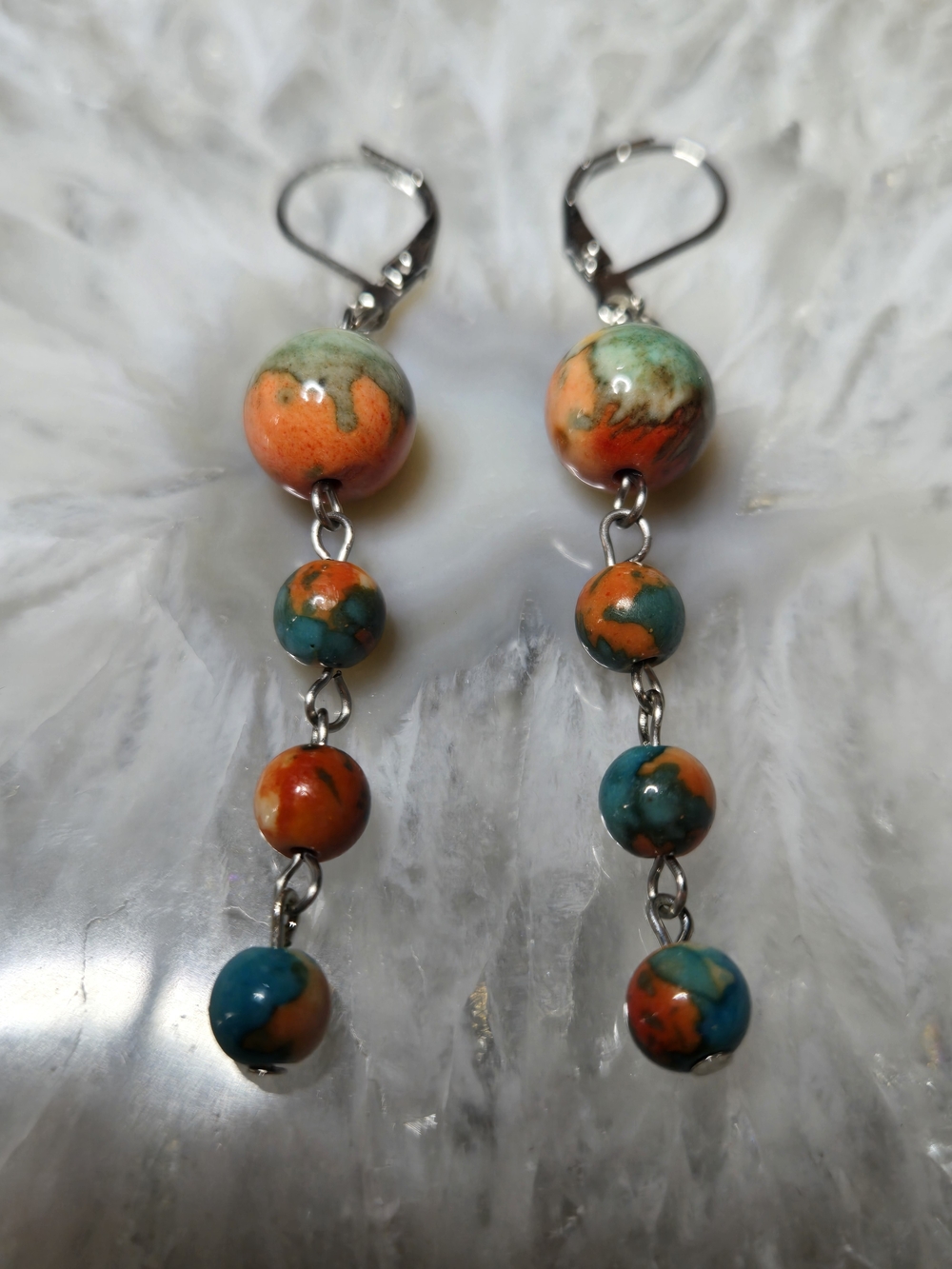 Sonoran Sunset Jade Earrings